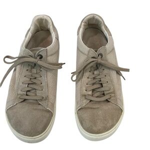 Birkenstock Bend Men's 8 Women’s 10 EU 41 Low Canvas Suede Tan Sneakers